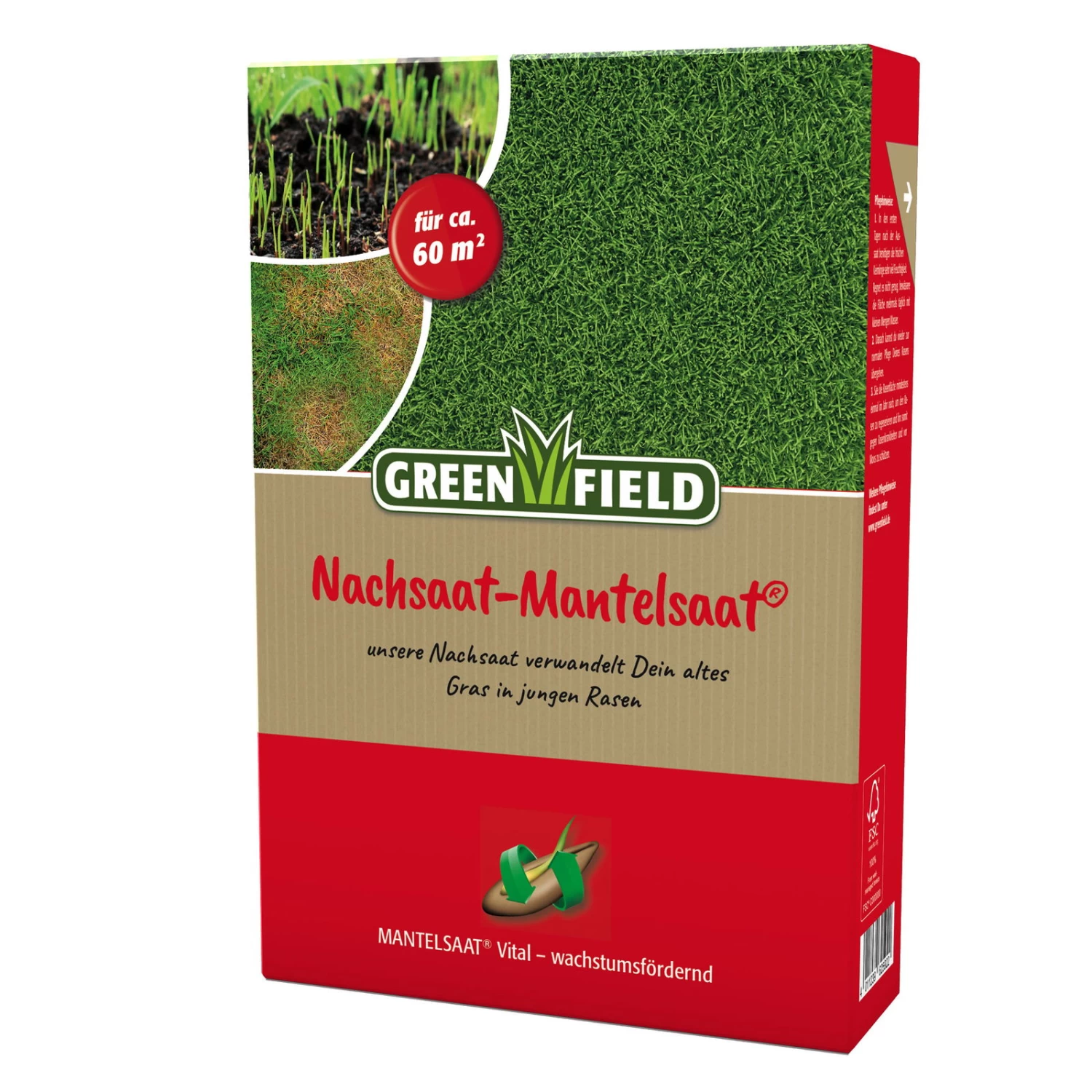 Rasensamen Für Nachsaat-Mantelsaat, 1 Kg 3 Rasensamen Für Nachsaat-Mantelsaat, 1 Kg