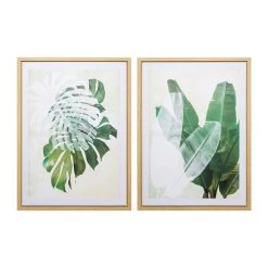 Canvas Print 'Jungle', 2er-Set, Ca. 50 X 70 X 3 Cm