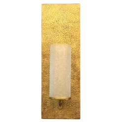 Kerzenhalter Für Die Wand, Gold, Aluminium, Höhe 94 Cm, B 31 Cm