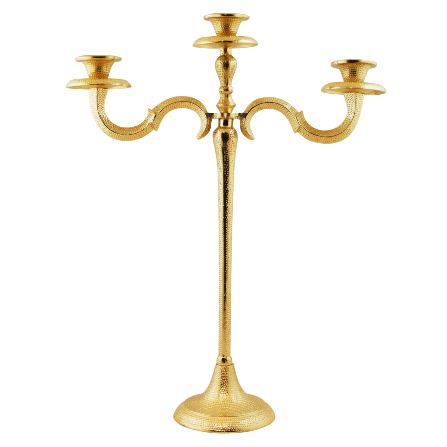 Leuchter, Gold, H 60 Cm 3 Leuchter, Gold, H 60 Cm