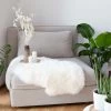 Schaffell Weiß Aus 100% Naturfell, 90 X 50 Cm -Pflanzen Paradies Verkauf 0810907769 Schaffell 90cm naturweiss 100063