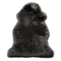 Schaffell, Schwarz, 90 X 50 Cm