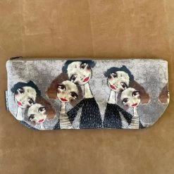 Mäppchen, Bunt, Baumwolle, 31,5 X 14 Cm