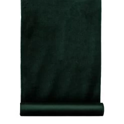 2er-Set Dekostoffrolle, Samt, In Dunkelgrün, 35 X 180 Cm