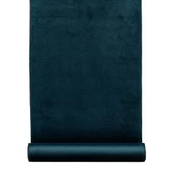 2er-Set Dekostoffrolle, Samt, In Blau, 35 X 180 Cm