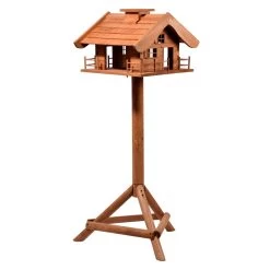 Vogelfutterhaus Almhütte Mit Liebevollen Details, Inkl. Ständer, FSC®, Ca. 56 X 46 X 35,5 Cm -Pflanzen Paradies Verkauf 0910101340 Vogelfutterhaus Almhuette inkl Staender FSC ca56x46x35 5cm 2 55392