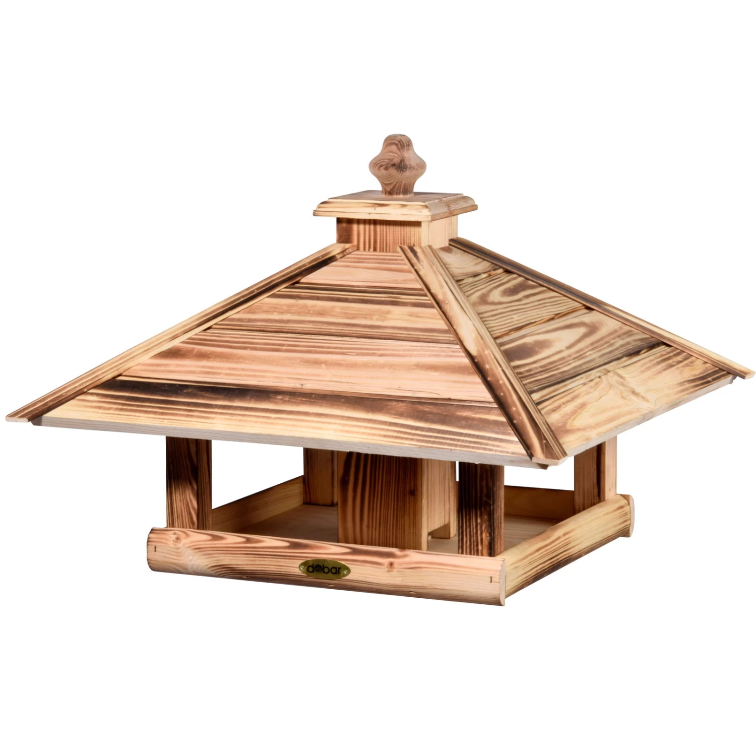 Kiefer-Vogelhaus 'Heat', Geflammt, 49 X 49 X 39 Cm 6 Kiefer-Vogelhaus 'Heat', Geflammt, 49 X 49 X 39 Cm – Bild 4