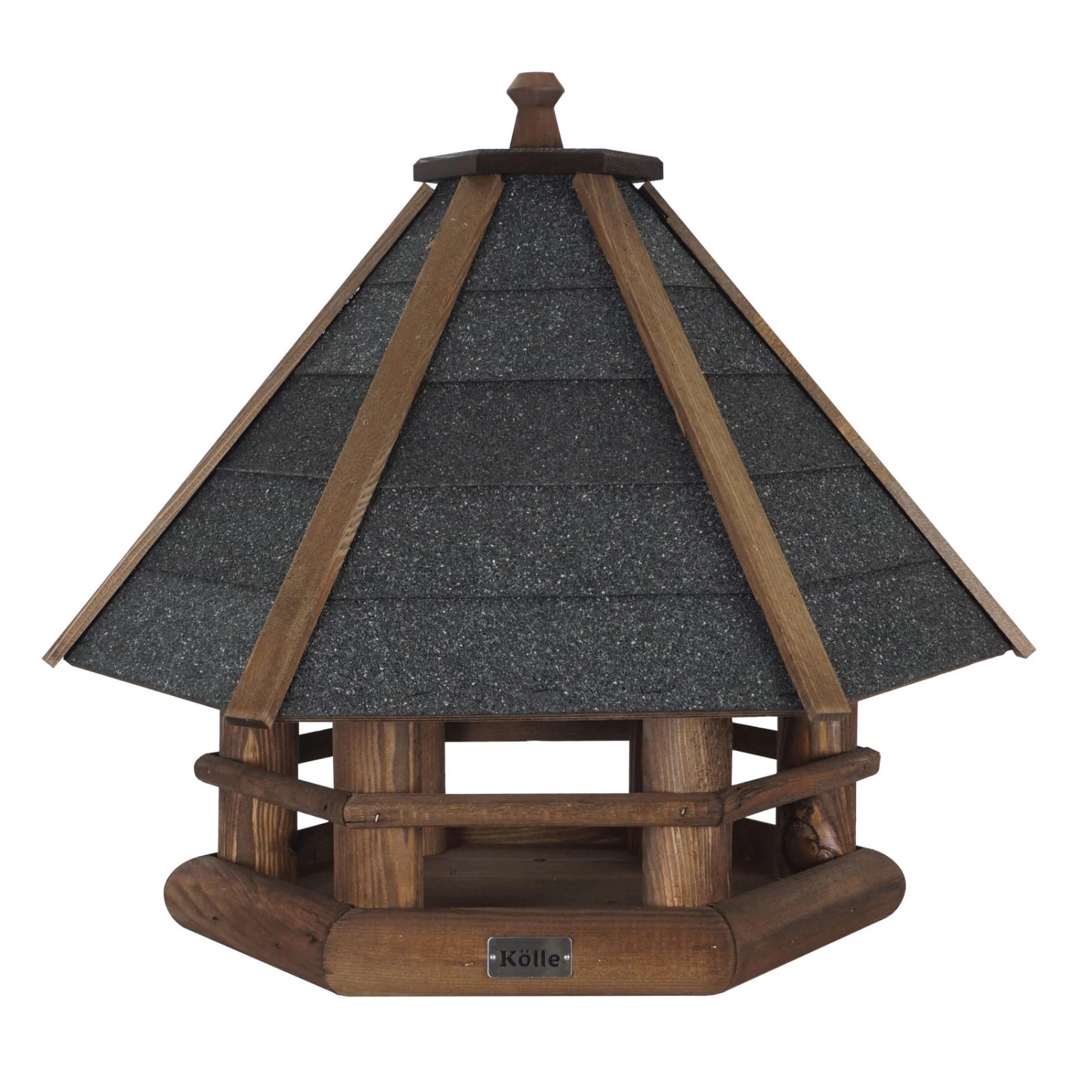 Futterhaus Mit Ständer, Braun, 59 X 55 X 105 Cm 4 Futterhaus Mit Ständer, Braun, 59 X 55 X 105 Cm – Bild 2