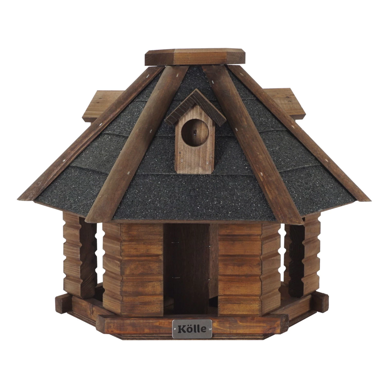 Vogelfutterhaus, Walnussbraun, 45 X 34 Cm 3 Vogelfutterhaus, Walnussbraun, 45 X 34 Cm