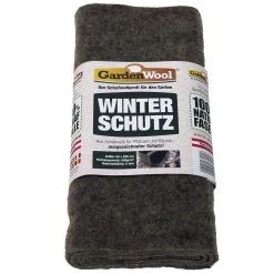 Winterschutzmatte Grau, Faserlänge: Ø45 Mm, 100 % Schafwolle -Pflanzen Paradies Verkauf 0910250238 Winterschutzmatte grau 50x200cm 55322