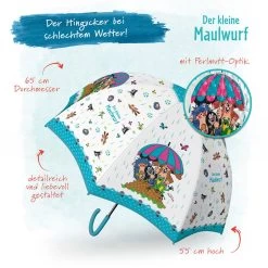 Regenschirm 'Der Kleine Maulwurf', Blau, Ø 65 Cm 7 Regenschirm 'Der Kleine Maulwurf', Blau, Ø 65 Cm -Pflanzen Paradies Verkauf 0910704579 Regenschirm Der kleine Maulwurf blau 65cm 1 119027
