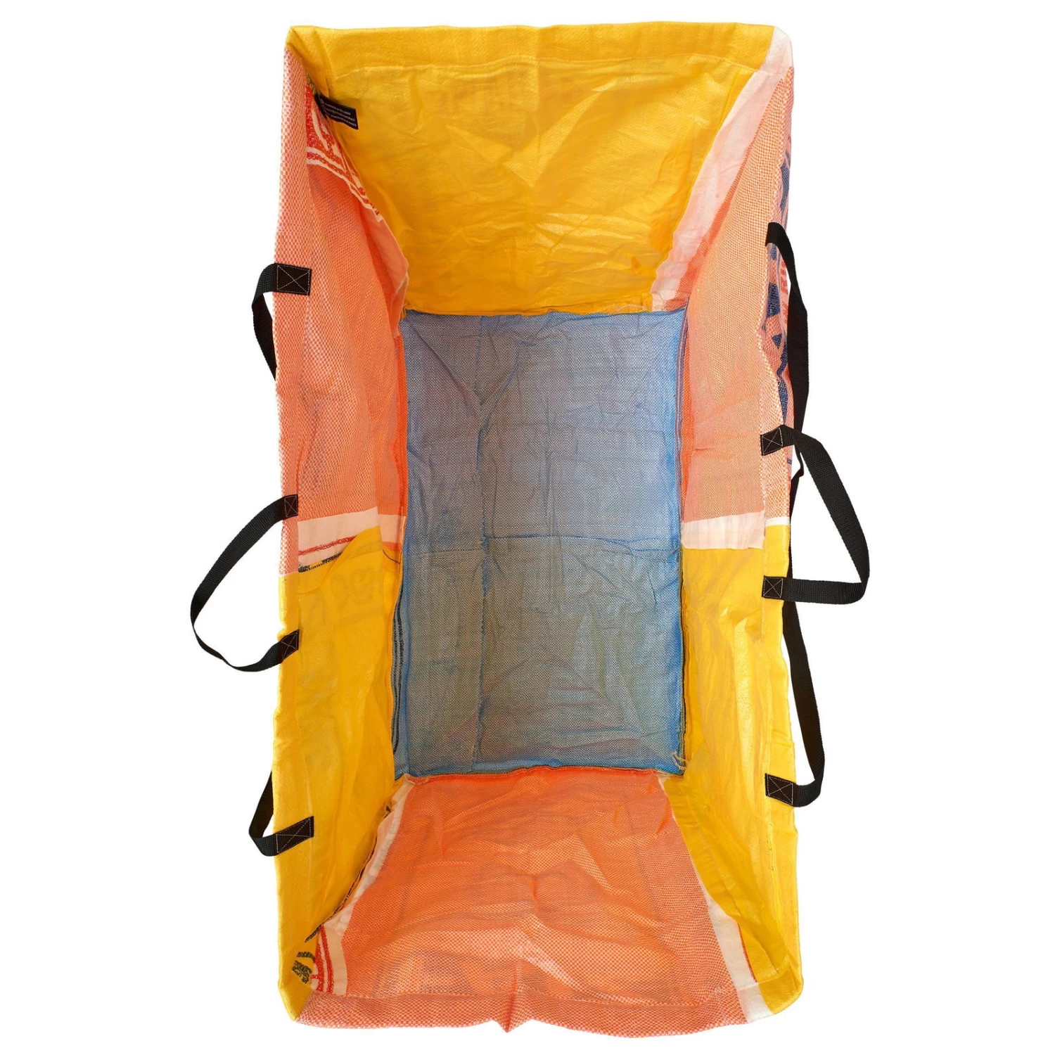 Gartenabfalltasche Aus Reissäcken, Bunt 4 Gartenabfalltasche Aus Reissäcken, Bunt – Bild 2