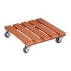 Wagner Multi Pflanzenroller Aus WPC, Terracotta, Ca. 29x29 Cm -Pflanzen Paradies Verkauf 0920600433 MultiRoller WPC terracotta 29x29cm 4AP TK80Kg 38834