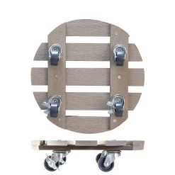 Multi Roller WPC, Tragkraft 100 Kg, Taupe, Ca. 7 X 29 X 29 Cm -Pflanzen Paradies Verkauf 0920600507 multi roller wpc taupe 1 116697