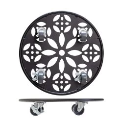 Pflanzenroller GH0936/0937, Tragkraft 100 Kg, Schwarz, Ø 30 Cm -Pflanzen Paradies Verkauf 0920600520 pflanzenroller 1 116745