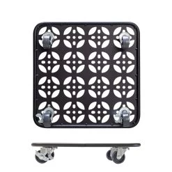 Pflanzenroller GH0936/0937, Tragkraft 80 Kg, Schwarz, Ø 30 Cm -Pflanzen Paradies Verkauf 0920600521 pflanzenroller 1 116751