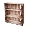 Holzkiste Mit Regal, Hoch, 40 X 50 X 16 Cm -Pflanzen Paradies Verkauf 0940700248 Holzregal klein neu geflammt 40x50x16cm 70724