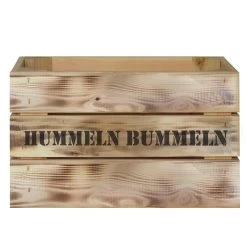 FSC®-Holzbox 'Hummeln Bummeln', Geflammt, Größe L