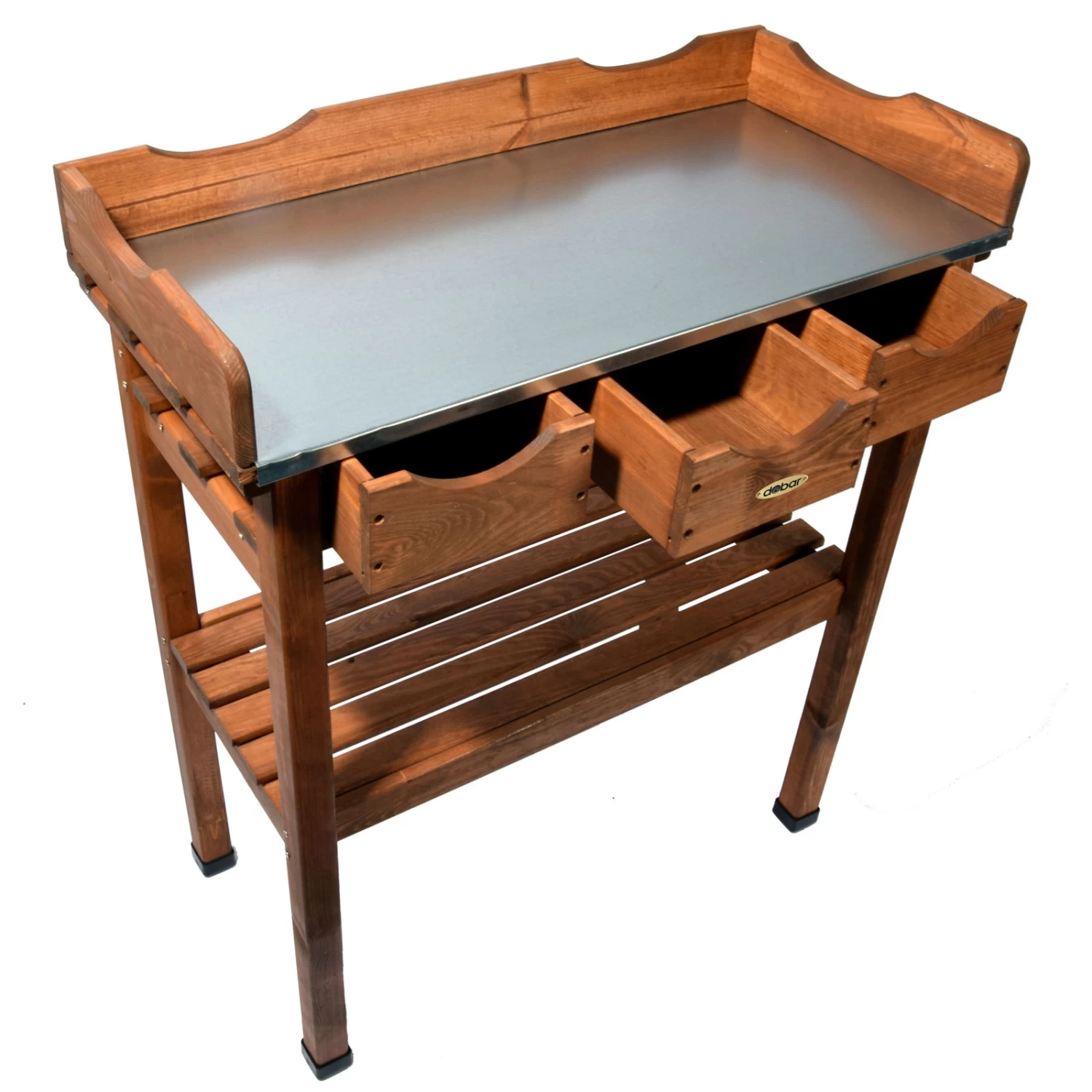 Pflanztisch, Natur, Kiefernholz, 78 X 38 X H91 Cm 6 Pflanztisch, Natur, Kiefernholz, 78 X 38 X H91 Cm – Bild 4