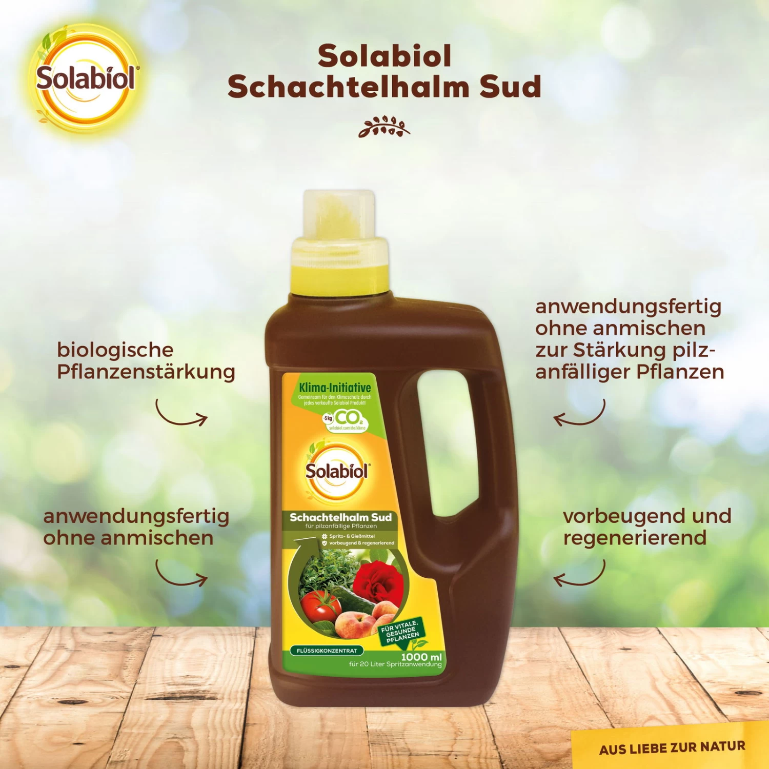 Pflanzenstärkungsmittel, Schachtelhalm-Sud, Solabiol®, 1 Liter 3 Pflanzenstärkungsmittel, Schachtelhalm-Sud, Solabiol®, 1 Liter