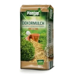 Plantop Dekormulch Natur, 1950 L Gesamt, 39 Sack á 50 L, Palettenware Ohne Zusätzliche Versandkosten -Pflanzen Paradies Verkauf 0960200193 Plantop Dekormulch 10 40mm natur 50l1 78114