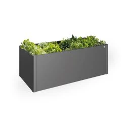 Bestseller -Pflanzen Paradies Verkauf 0980250079 65015 Hochbeet2x1 dunkelgrau Schatten mitPflanzen 122597