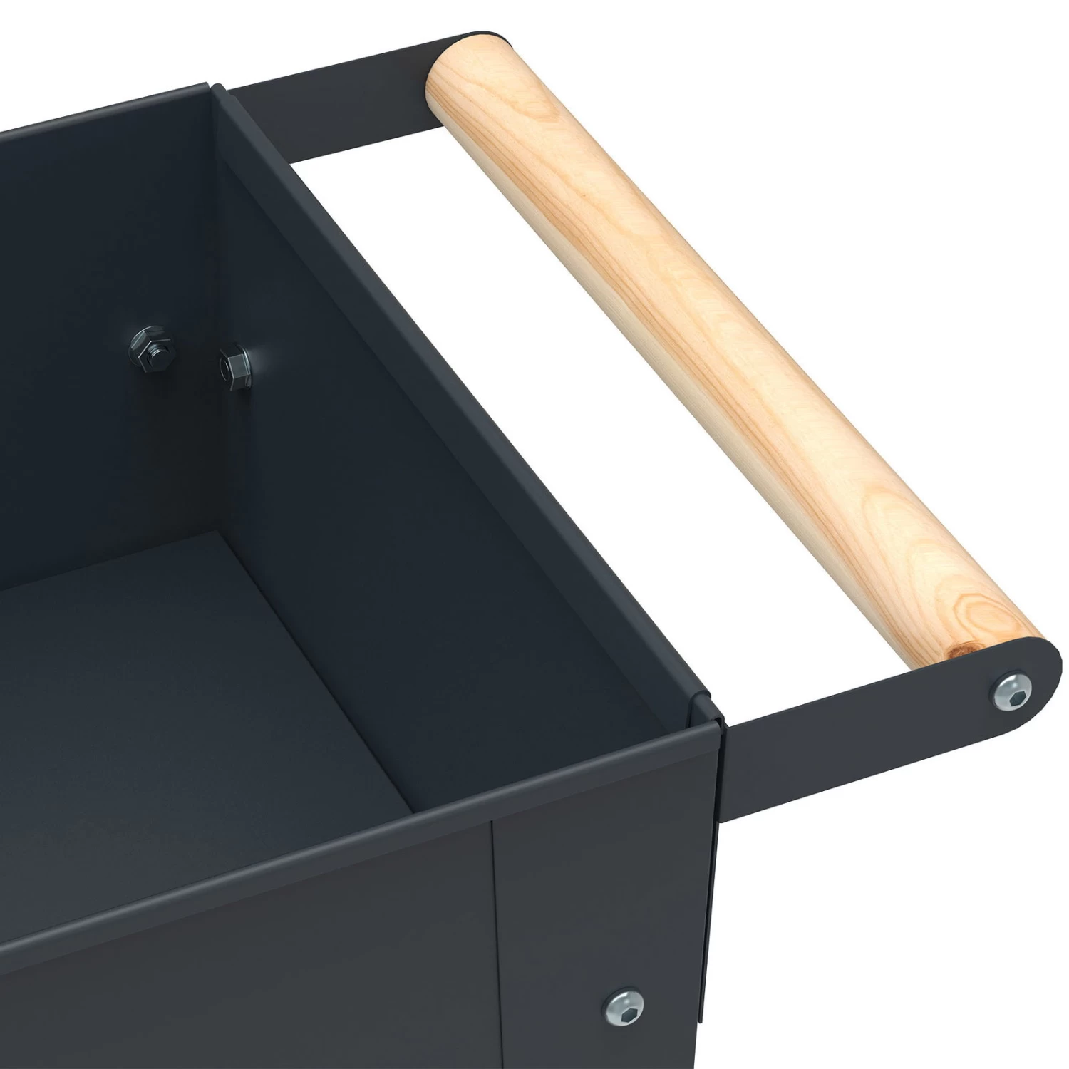 Hochbeet-Trolley Mit Rädern, Anthrazit, Metall, 75 X 35 X 80 Cm, 47 L 10 Hochbeet-Trolley Mit Rädern, Anthrazit, Metall, 75 X 35 X 80 Cm, 47 L – Bild 8