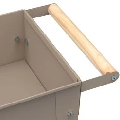 Hochbeet-Trolley Mit Rädern, Taupe, Metall, 75 X 35 X 80 Cm, 47 L 18 Hochbeet-Trolley Mit Rädern, Taupe, Metall, 75 X 35 X 80 Cm, 47 L -Pflanzen Paradies Verkauf 0980250143 Urban Garden Trolly auf Raedern taupe 2 84526