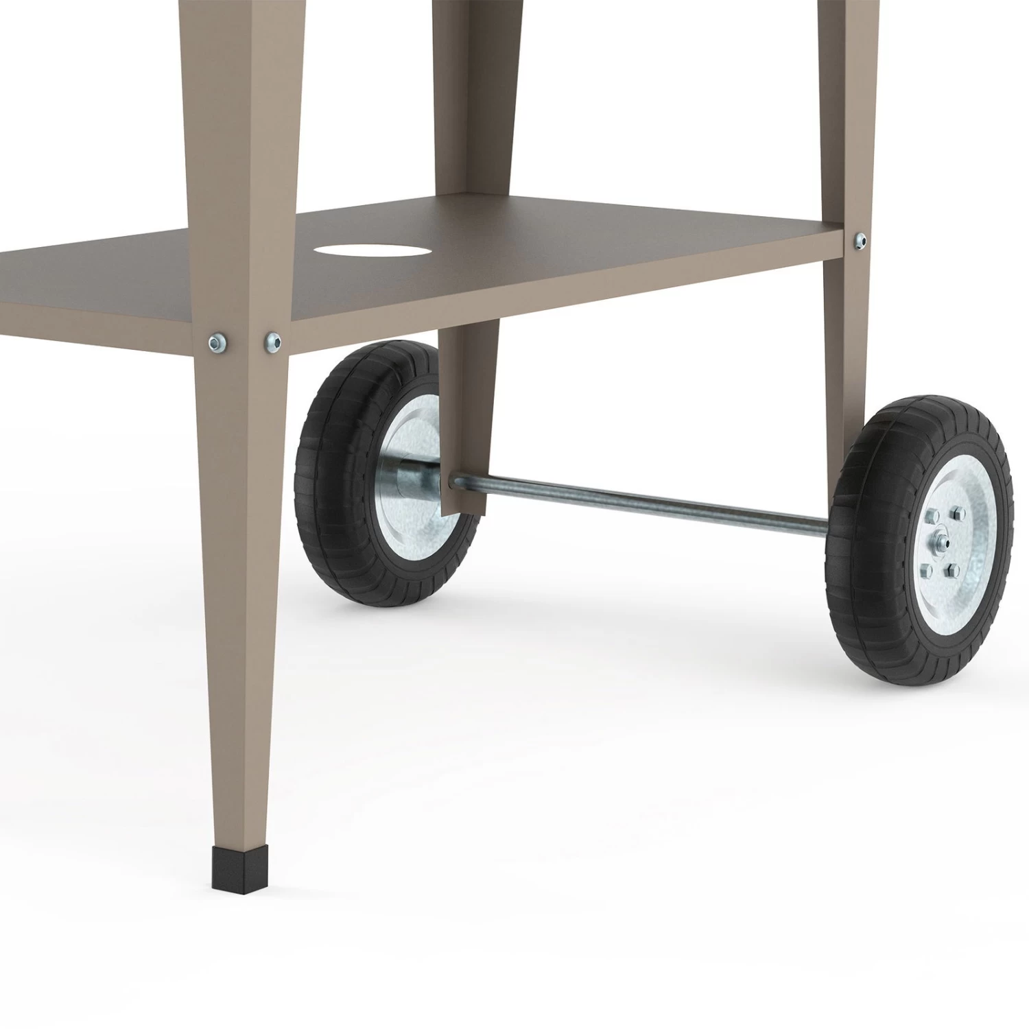 Hochbeet-Trolley Mit Rädern, Taupe, Metall, 75 X 35 X 80 Cm, 47 L 8 Hochbeet-Trolley Mit Rädern, Taupe, Metall, 75 X 35 X 80 Cm, 47 L – Bild 6