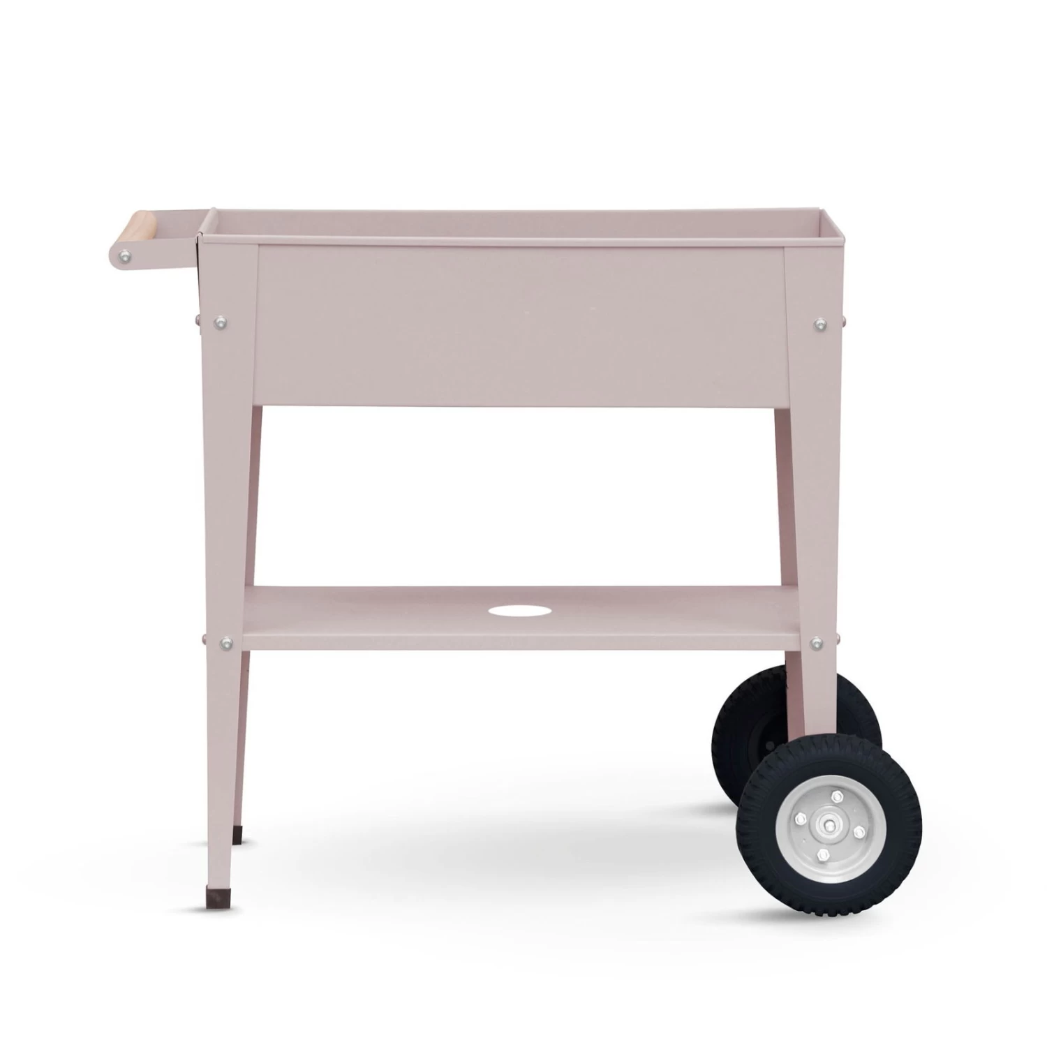Hochbeet-Trolley Mit Rädern, Taupe, Metall, 75 X 35 X 80 Cm, 47 L 4 Hochbeet-Trolley Mit Rädern, Taupe, Metall, 75 X 35 X 80 Cm, 47 L – Bild 2