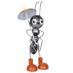 Kölle Gartenfigur Ameise Mit Schirm S, 27 X 9 X 11cm