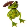 Metall-Frosch Mit Regenschirm, 22 X 22 X 18 Cm 1 Metall-Frosch Mit Regenschirm, 22 X 22 X 18 Cm -Pflanzen Paradies Verkauf 0980306351 Koelle Frosch mit Regenschirm sitzend 107070