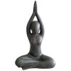 Steinguss Gartenornament 'Yoga', Natur, 21 X 14 X 30 Cm -Pflanzen Paradies Verkauf 0980306815 steinguss gartenornament yoga 123351