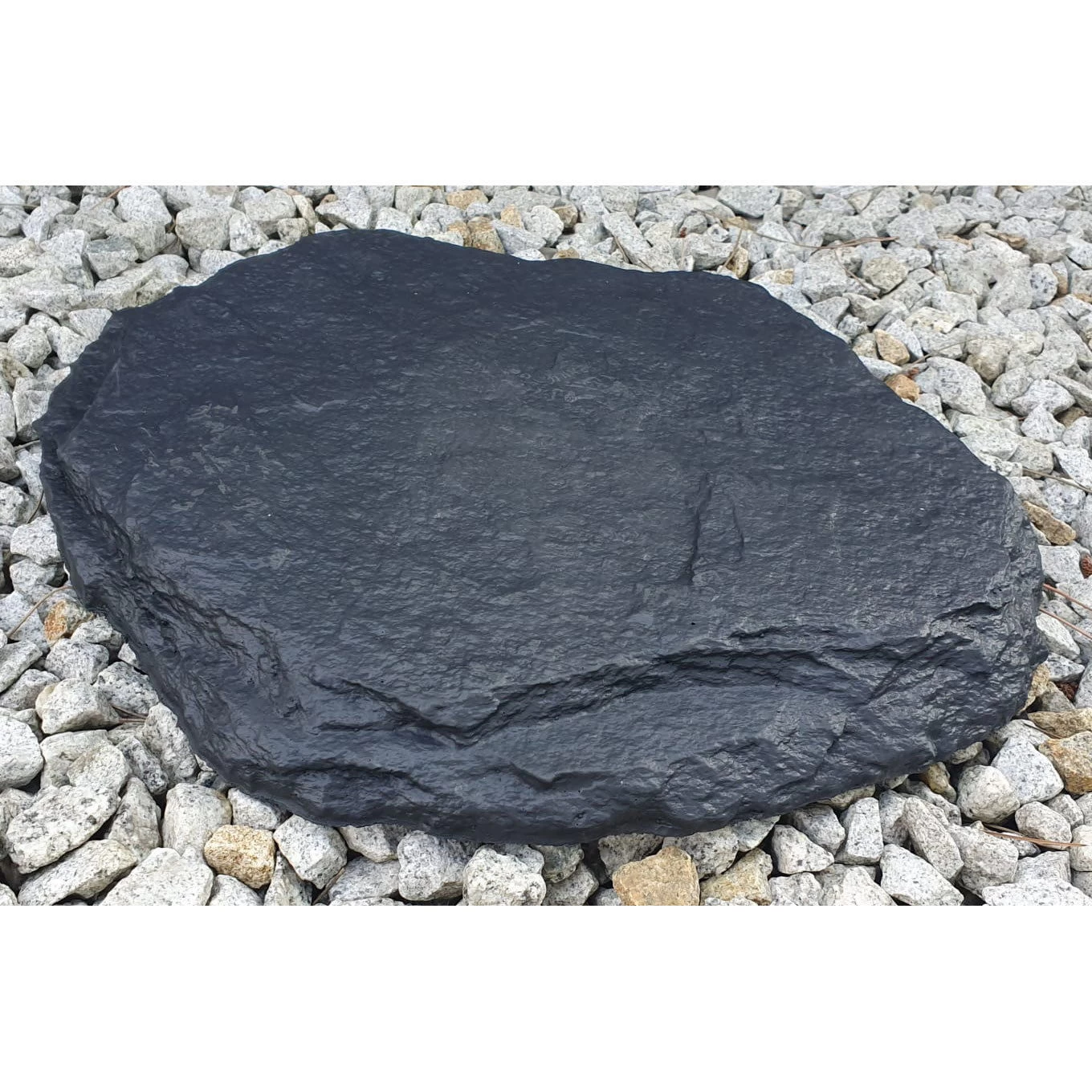 Beton-Trittstein 'Typ A', Anthrazit, In Natursteinoptik, 42 X 37 X 3 Cm 3 Beton-Trittstein 'Typ A', Anthrazit, In Natursteinoptik, 42 X 37 X 3 Cm