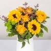 Gemischter Blumenbund 'Sommergruß' Inkl. Gratis Grußkarte -Pflanzen Paradies Verkauf 1025700005 DIY Mixbund Sommergruss Helianthus Rose Santini Statice 2 d 100172