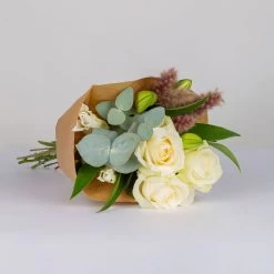 Gemischter Blumenbund 'Lilientraum' Inkl. Gratis Grußkarte -Pflanzen Paradies Verkauf 1025700007 DIY Mixbund Lilientraum Lilie Rose Euka Fluffy 1 94529