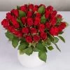 Blumenbund Mit Rosen, 40er-Bund, Rot, Inkl. Gratis Grußkarte -Pflanzen Paradies Verkauf 1045500009 Rote Rose 40er Bund 40cm 2 85345