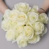 Blumenbund Mit Rosen 'Avalanche', Weiß, 15er-Bund, Inkl. Gratis Grußkarte -Pflanzen Paradies Verkauf 1045500016 Rose Avalanche 15er Bund 60cm Laenge 1 122644