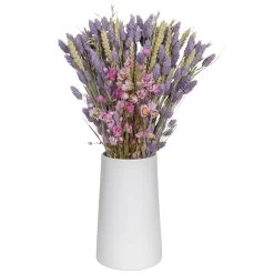 Rosa Trockenstrauß & Lila Glanzgras, 3er-Set, Länge Ca. 55 - 70 Cm -Pflanzen Paradies Verkauf 1055300003 Trockenstrauss rosa Phalaris lila 1 83165