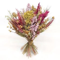 Trockenblumen DIY-Set, Natur-rosa, Länge Ca. 60 Cm -Pflanzen Paradies Verkauf 1055300012 Trockenblumen DIY Box pink gemischt WS 1 95061