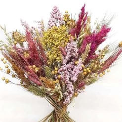 Trockenblumen DIY-Set, Natur-rosa, Länge Ca. 60 Cm -Pflanzen Paradies Verkauf 1055300012 Trockenblumen DIY Box pink gemischt WS 1 1 114829