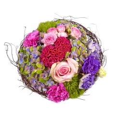 Blumenstrauß 'Sommertanz' Inkl. Gratis Grußkarte 9 Blumenstrauß 'Sommertanz' Inkl. Gratis Grußkarte -Pflanzen Paradies Verkauf 1110600037 Sommertanz D25cm 2 5589