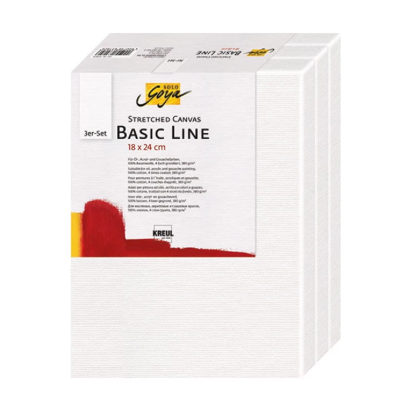 Keilrahmen Basic Line 18x24cm 3er Packung 3 Keilrahmen Basic Line 18x24cm 3er Packung