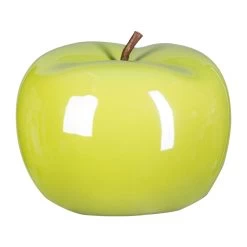 Dekoapfel PEARL, Keramik, Grün, 22 X 18 Cm