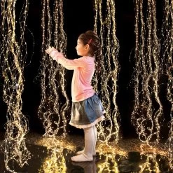 Kölle LED Regen 700 Lichter, Warmweiß, 2 M, Golddraht -Pflanzen Paradies Verkauf 2040303430 LED Silberdraht RGB 7462