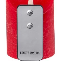 LED-Echtwachskerze, 3 Stück, Rot, Flackernd, 7,5 X 10/ 12,5/ 15 Cm -Pflanzen Paradies Verkauf 2040304563 LED Echtwachskerze magic Flame 3er 7 5x10 12 5 15cm rot m Fernb Batterie6 66569
