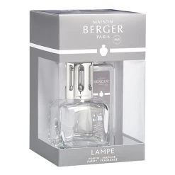 Maison Berger Paris Duftlampe + Raumduft 250 Ml, Geschenkset "ICE CUBE KLAR"