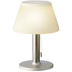 LED-Solartischleuchte, Weiß/grau, 27,8 X Ø 20 Cm