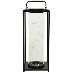 LED-Solarleuchte, Solarglasgefäß, Sockelleuchte