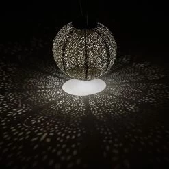 Solarlaterne 'Round 20', Helltaupe, Ø 20 X 18 Cm -Pflanzen Paradies Verkauf 2950100660 2950100661 Round 20 105779 1